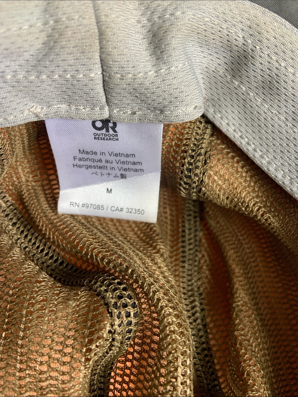 Outdoor Research Orange Breathable Mesh Sun Hat - Picture 2 of 5